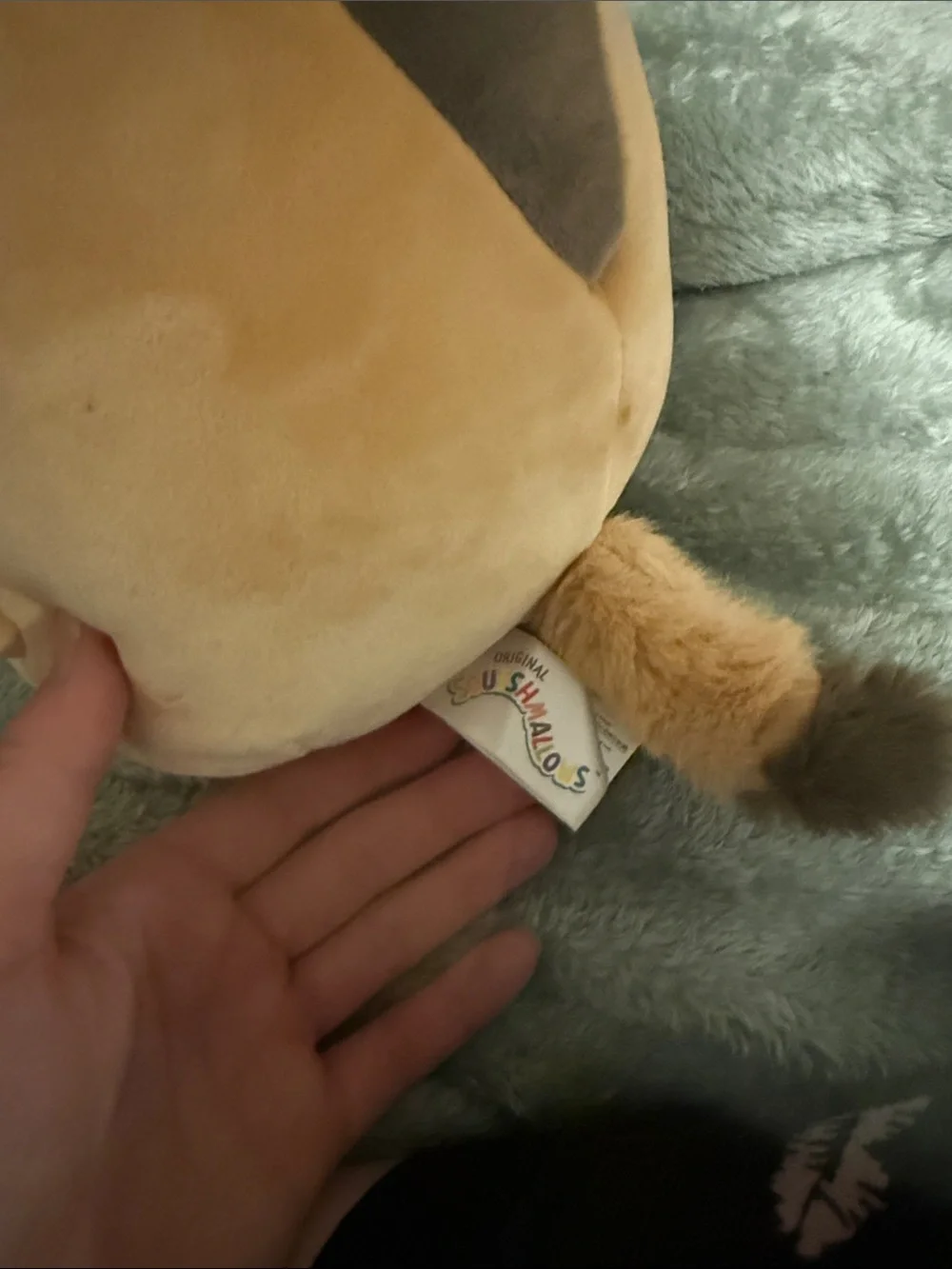 Squishmallows Cream and Tan Crowned Animal Plush